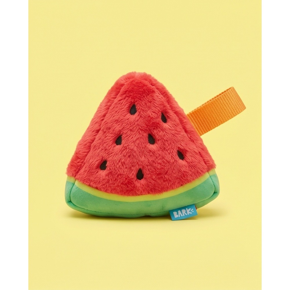 Bark Box Slobbermelon Pop Watermelon Plush Dog Toy‎ Red Green M/L New With Tags